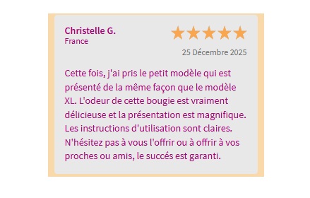 Bougie Gourmande Monoï