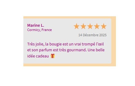 Bougie Gourmande Caramel Beurre Salé